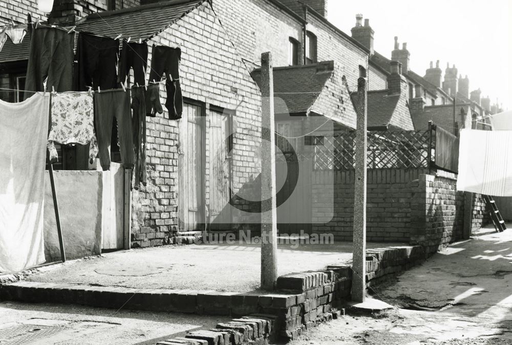 Back Alley, Basford, 1980