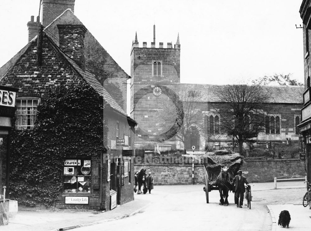 St Giles' Church, Main Street, Ollerton, 1933